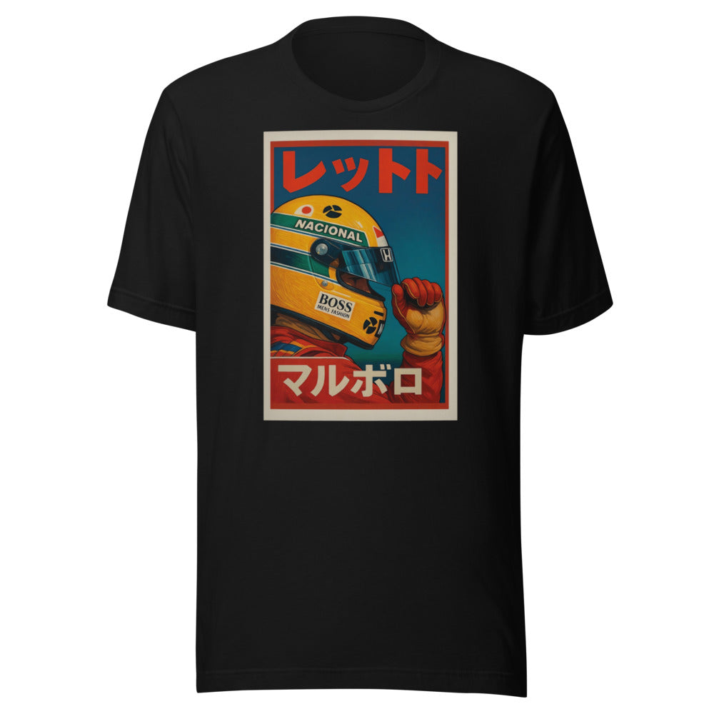 Playera Senna In Japan - Frente grande