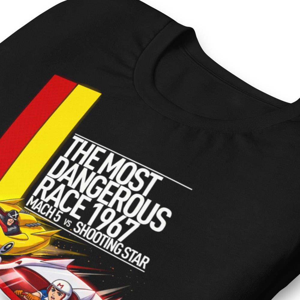 Playera Speed Racer Mach 5 Vs Shooting Star - Doblado zoom