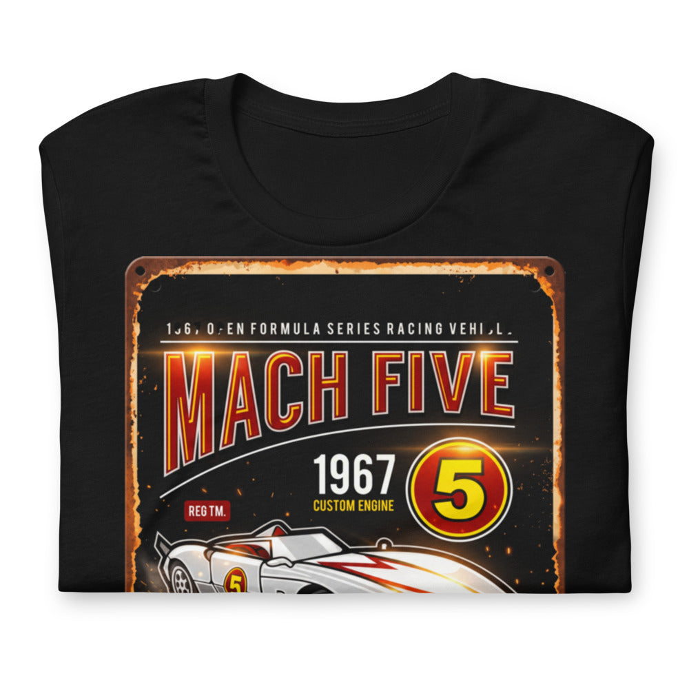 Playera Speed Racer Mach Five Service Manual - Doblado
