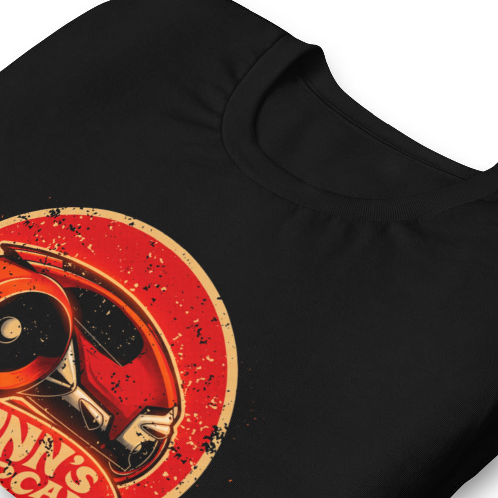 Playera Tron Flynn's Arcade Red Light Cycle - Doblado zoom