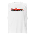 Sin Mangas Ferrari F1 Red Race Car Side Profile - Frente