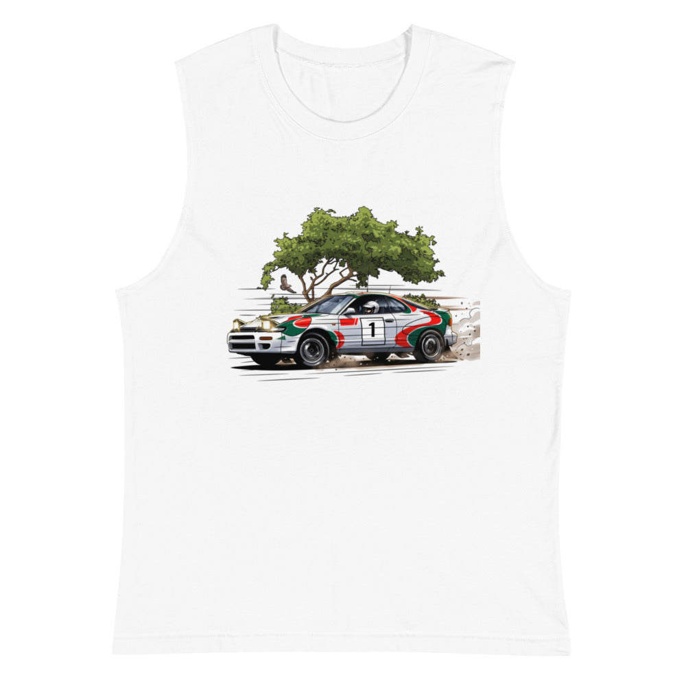 Sin Mangas Rally Car Number 1 Dirt Drift - Plano