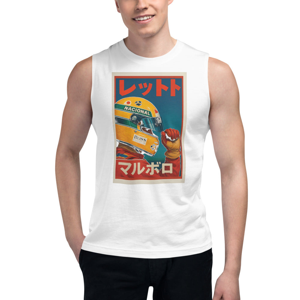 Sin Mangas Senna In Japan - Modelo masculino