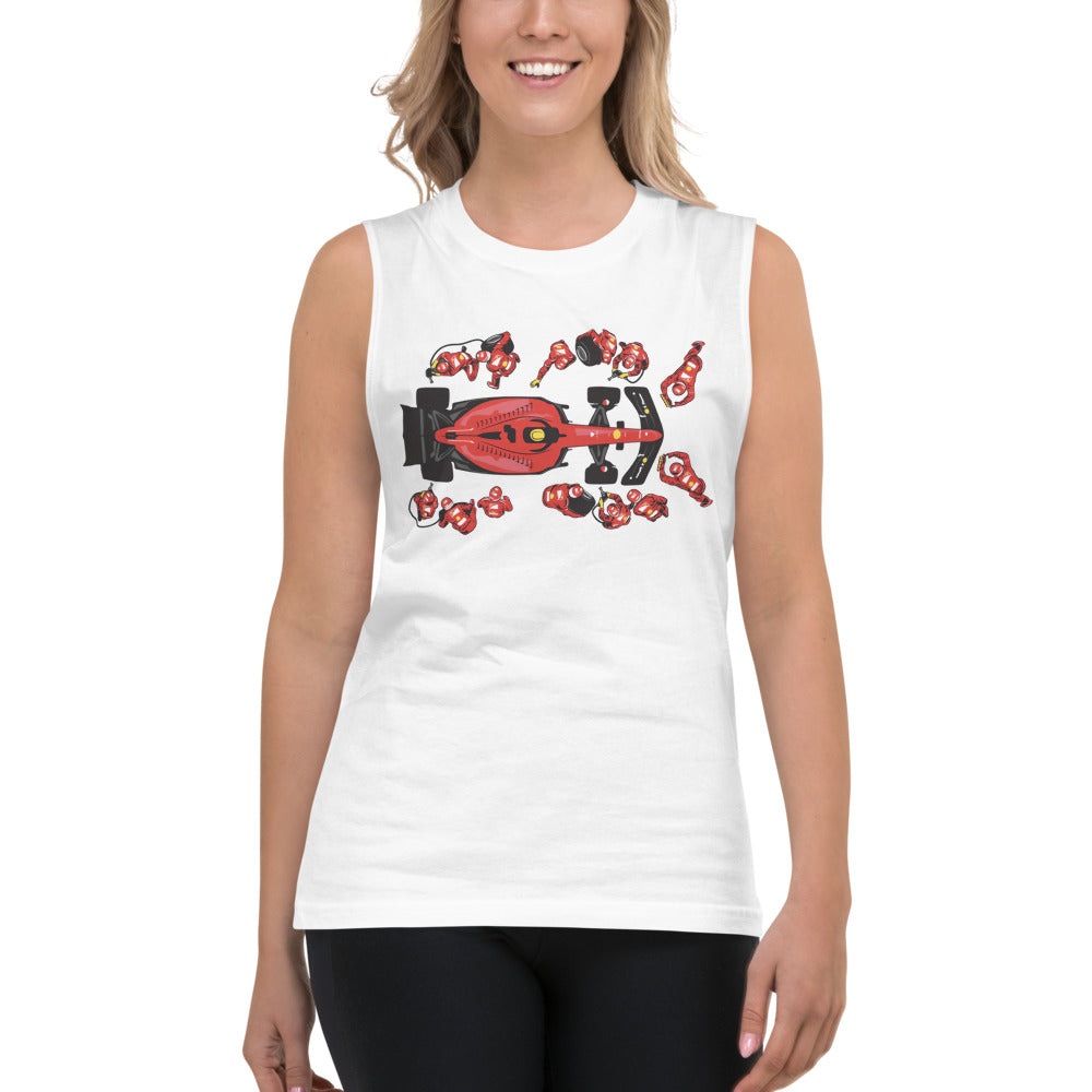 Sin Mangas Team Ferrari - Modelo femenina
