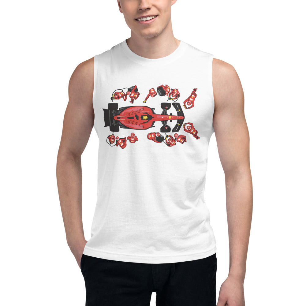 Sin Mangas Team Ferrari - Modelo masculino