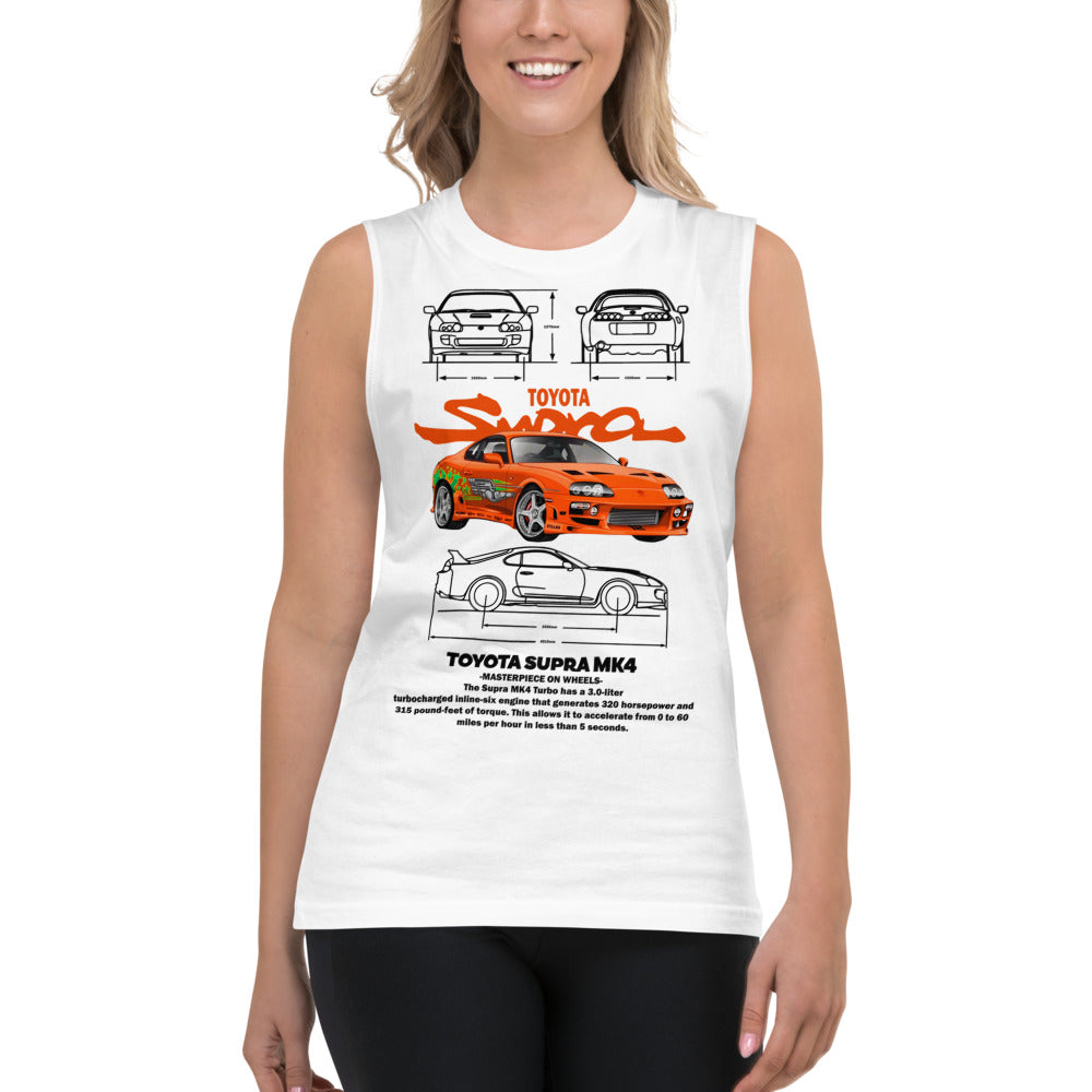 Sin Mangas Toyota Supra MK4 - Modelo femenina