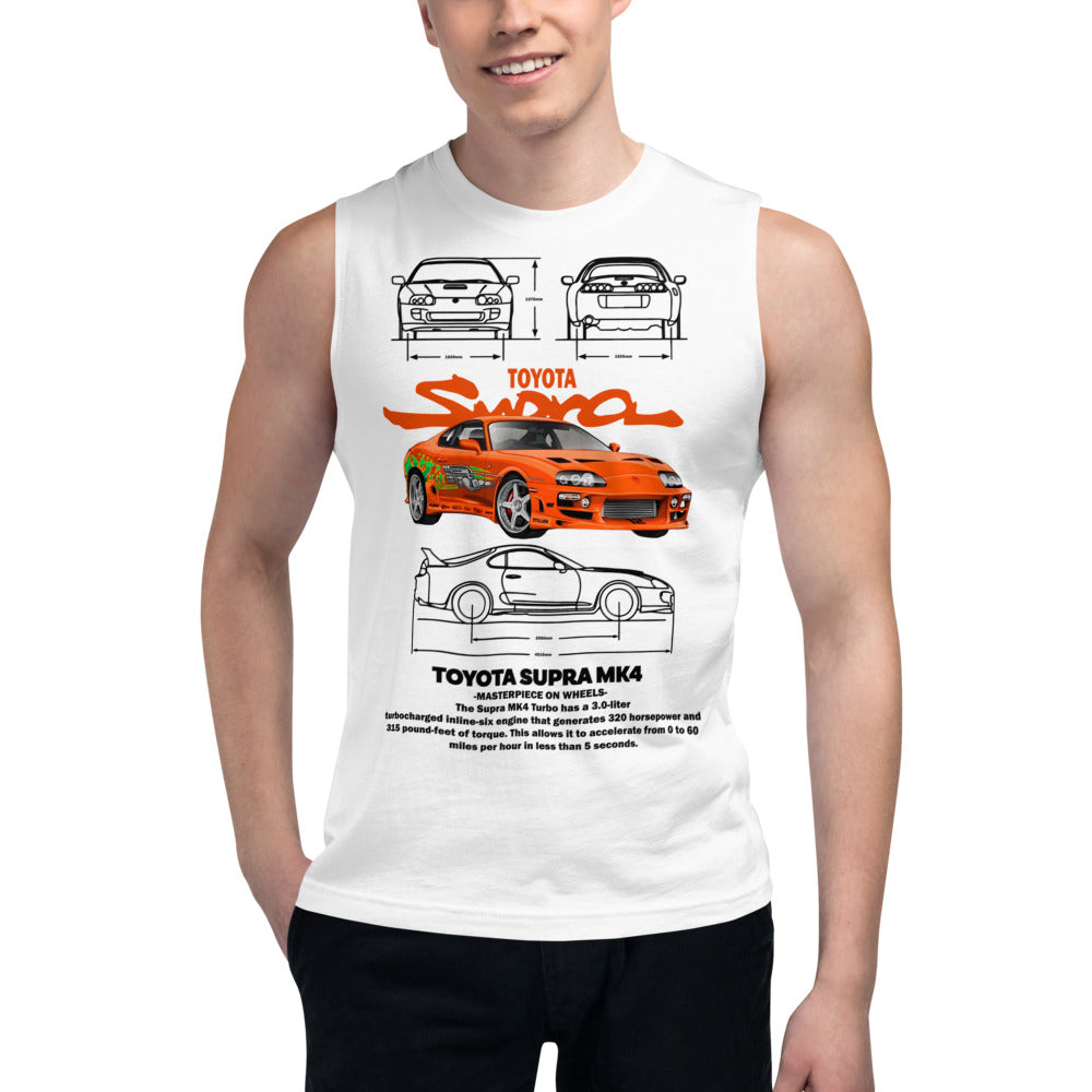 Sin Mangas Toyota Supra MK4 - Modelo masculino