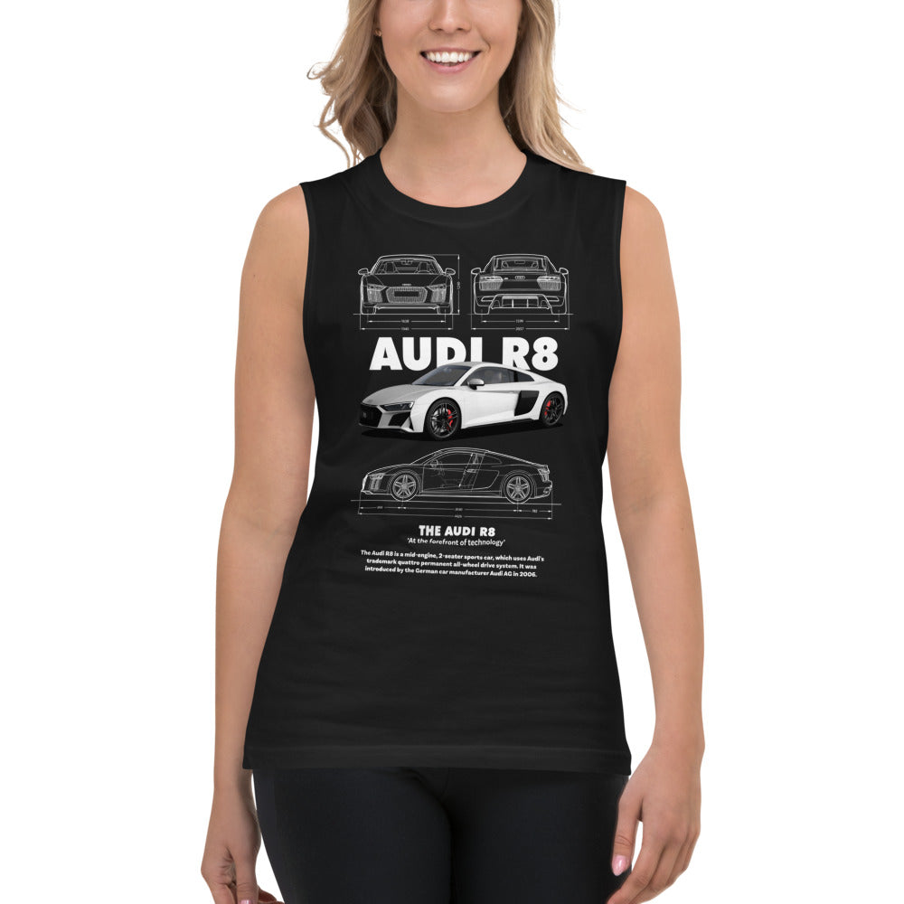Sin Mangas Audi R8 - Modelo femenina