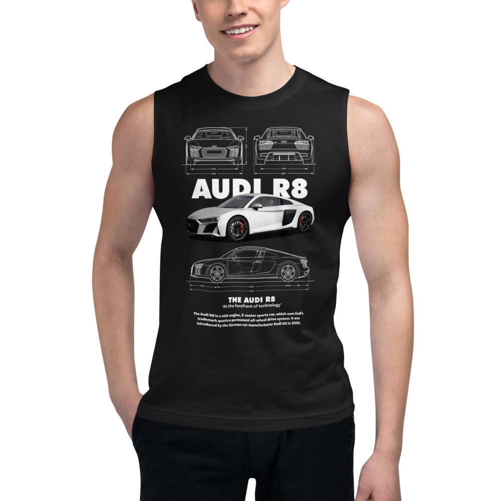 Sin Mangas Audi R8 - Modelo masculino