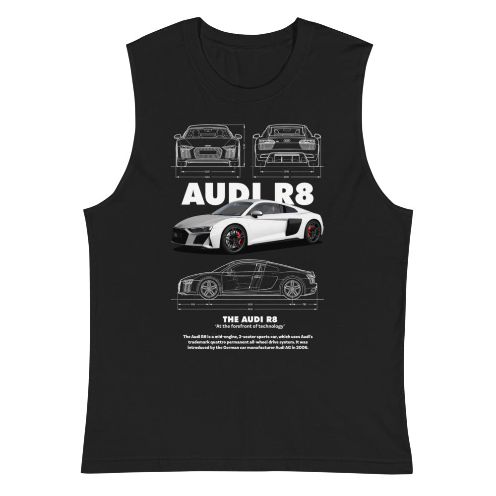 Sin Mangas Audi R8 - Plano