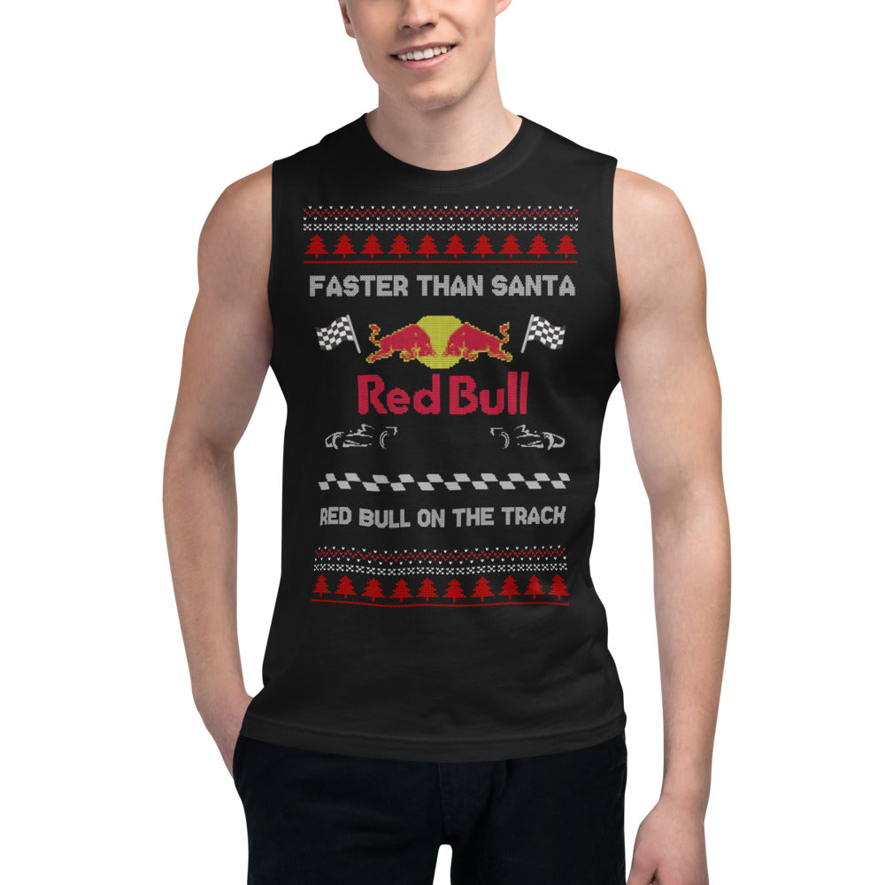 Sin Mangas Faster than Santa - Modelo masculino
