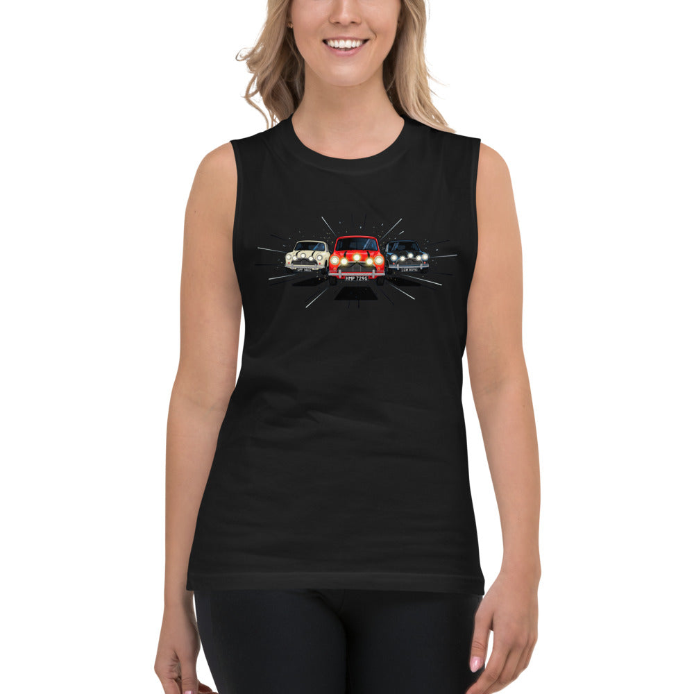 Sin Mangas Italian Job Mini Cooper Trio - Modelo femenina