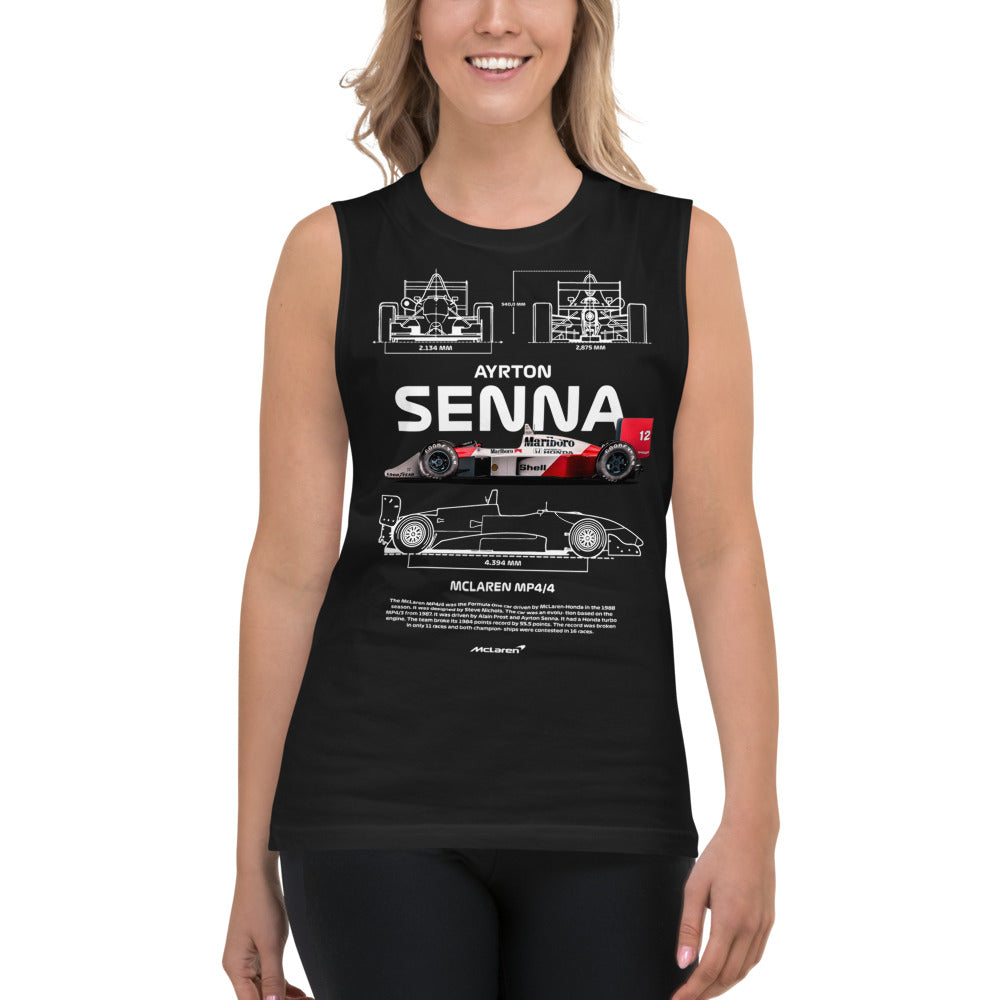 Sin Mangas McLaren MP4/4 - Modelo femenina