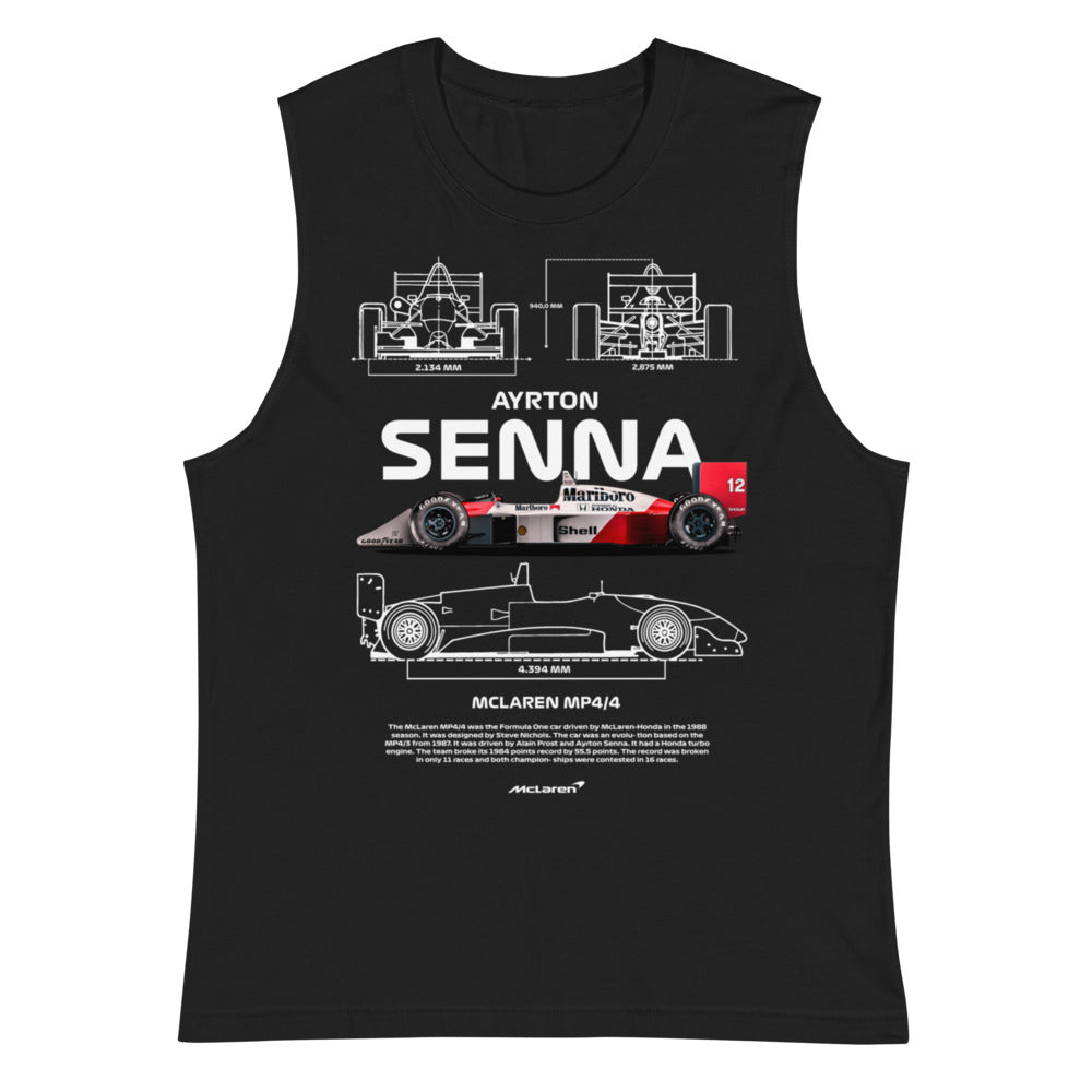 Sin Mangas McLaren MP4/4 - Plano