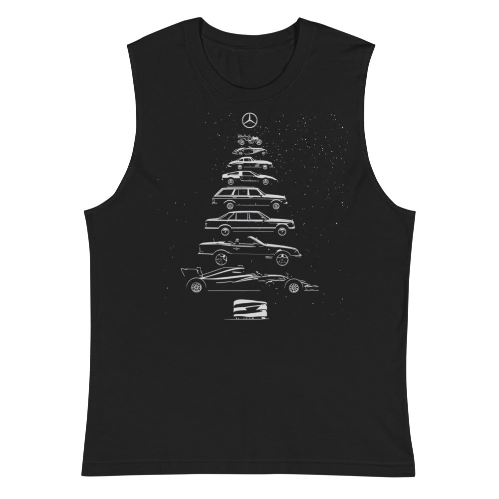 Sin Mangas Mercedes Christmas Tree - Plano
