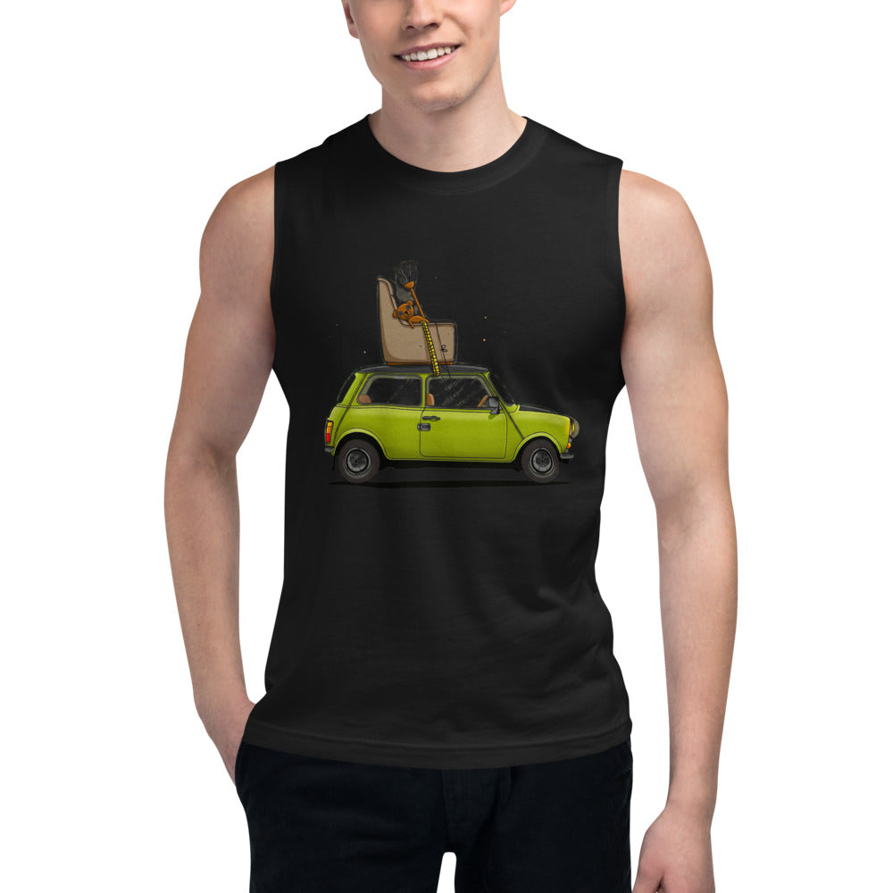 Sin Mangas Mr Bean Green Mini Armchair Teddy - Modelo masculino