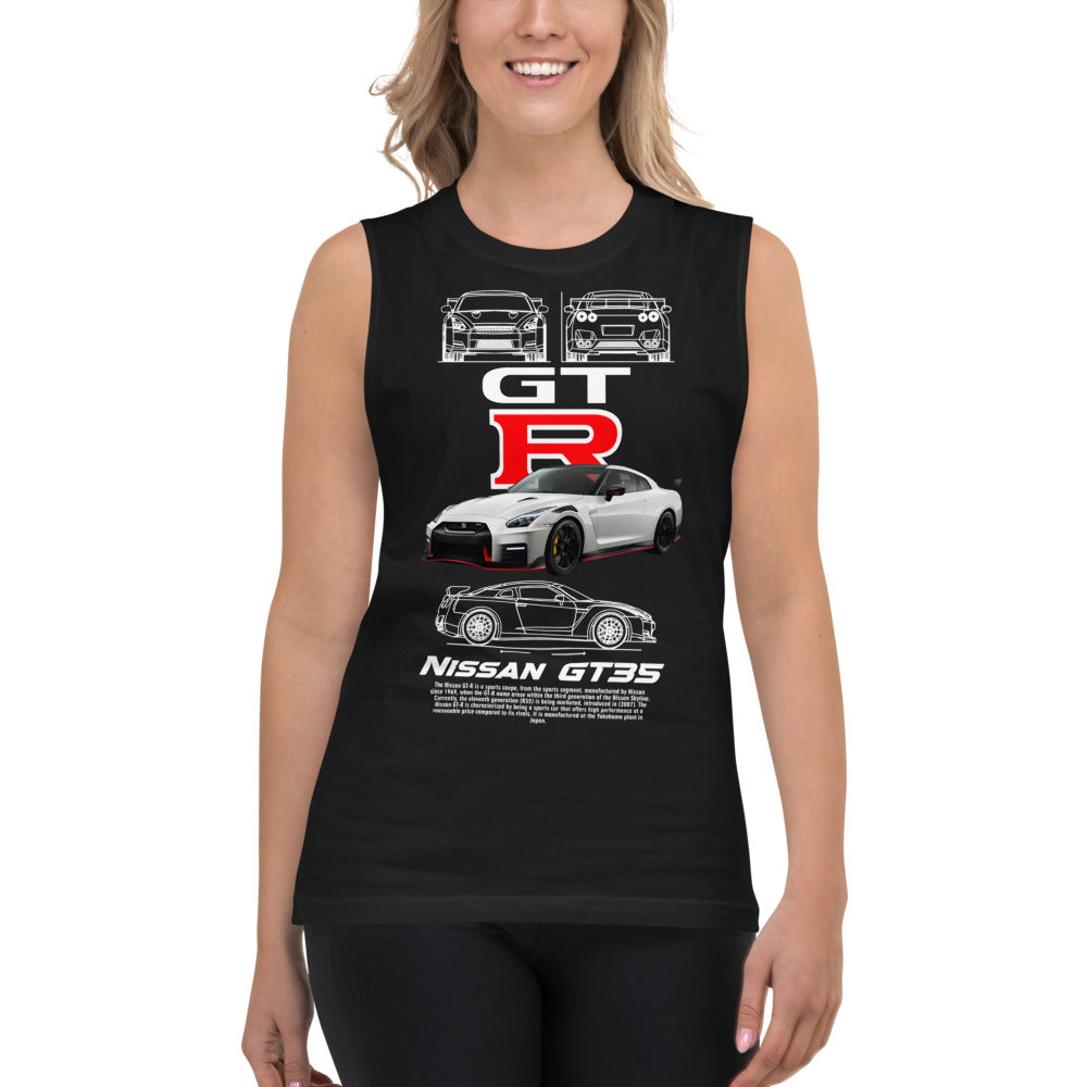 Sin Mangas Nissan GT35 - Modelo femenina