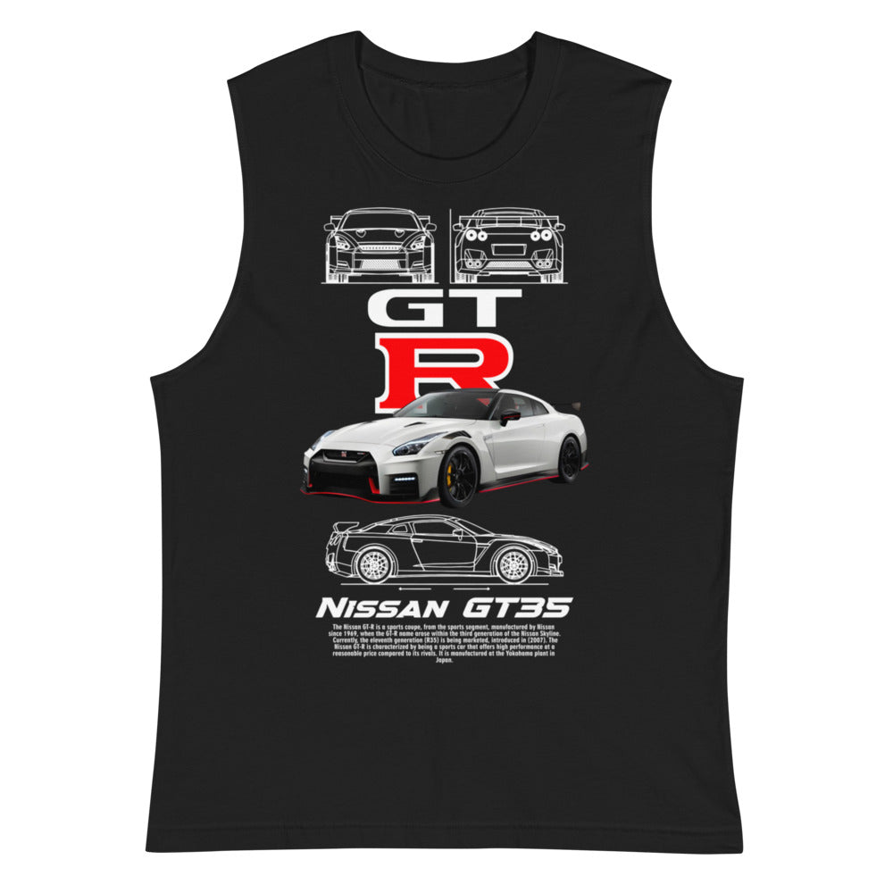 Sin Mangas Nissan GT35 - Plano