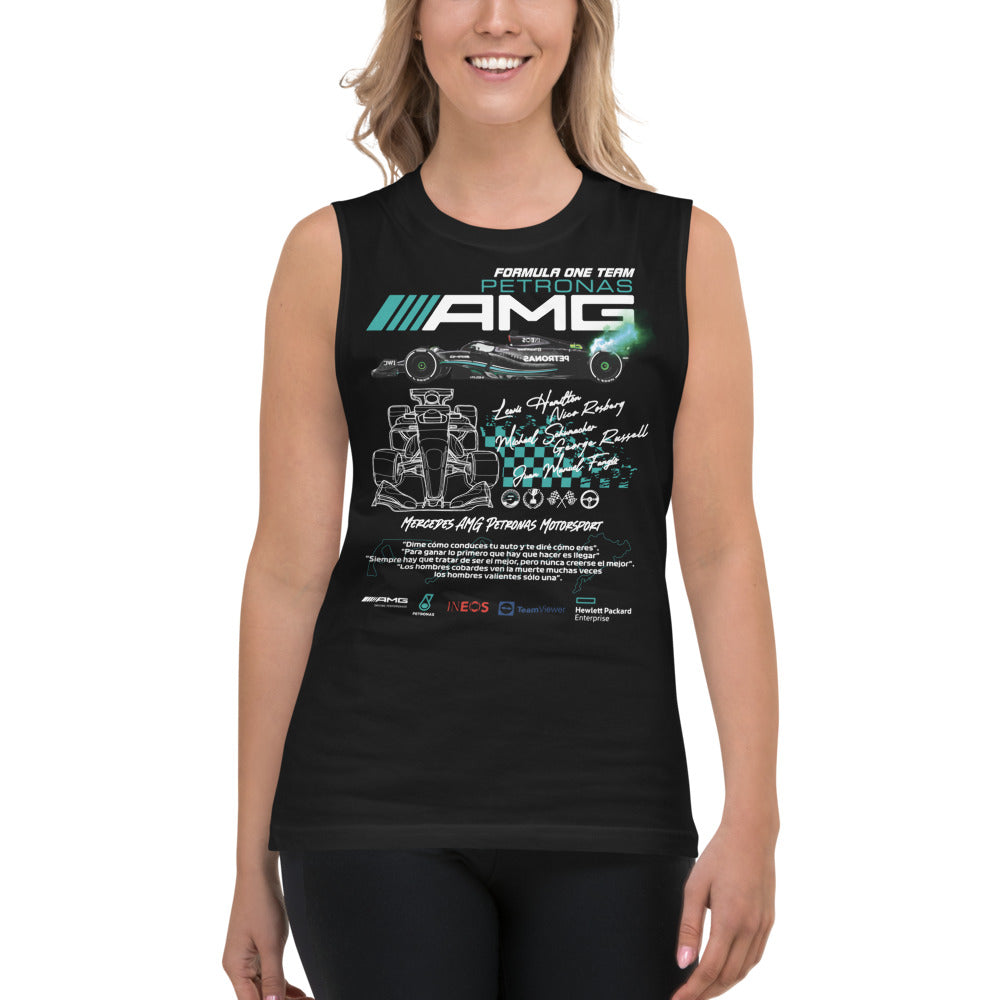 Sin Mangas Petronas AMG - Modelo femenina