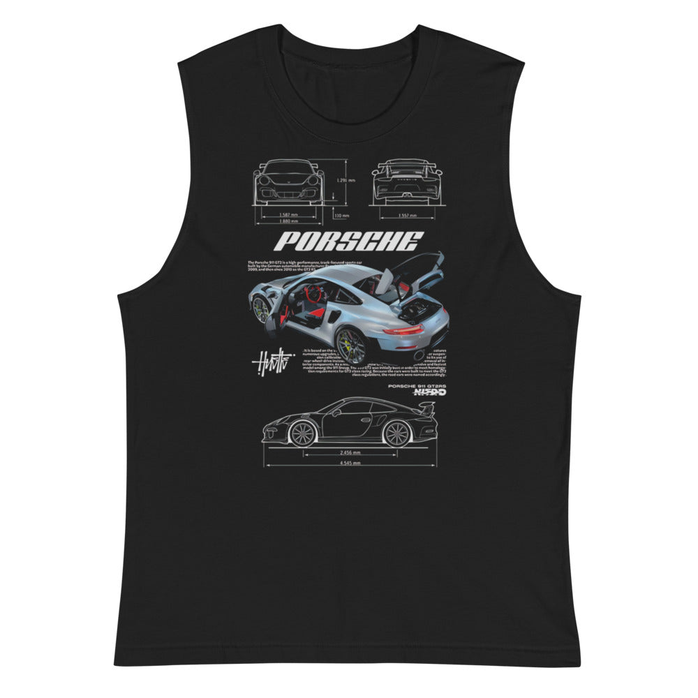 Sin Mangas Porsche Anatomy - Plano