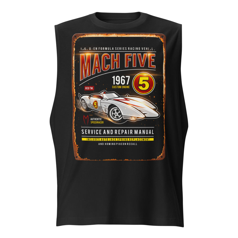 Sin Mangas Speed Racer Mach Five Service Manual - Frente