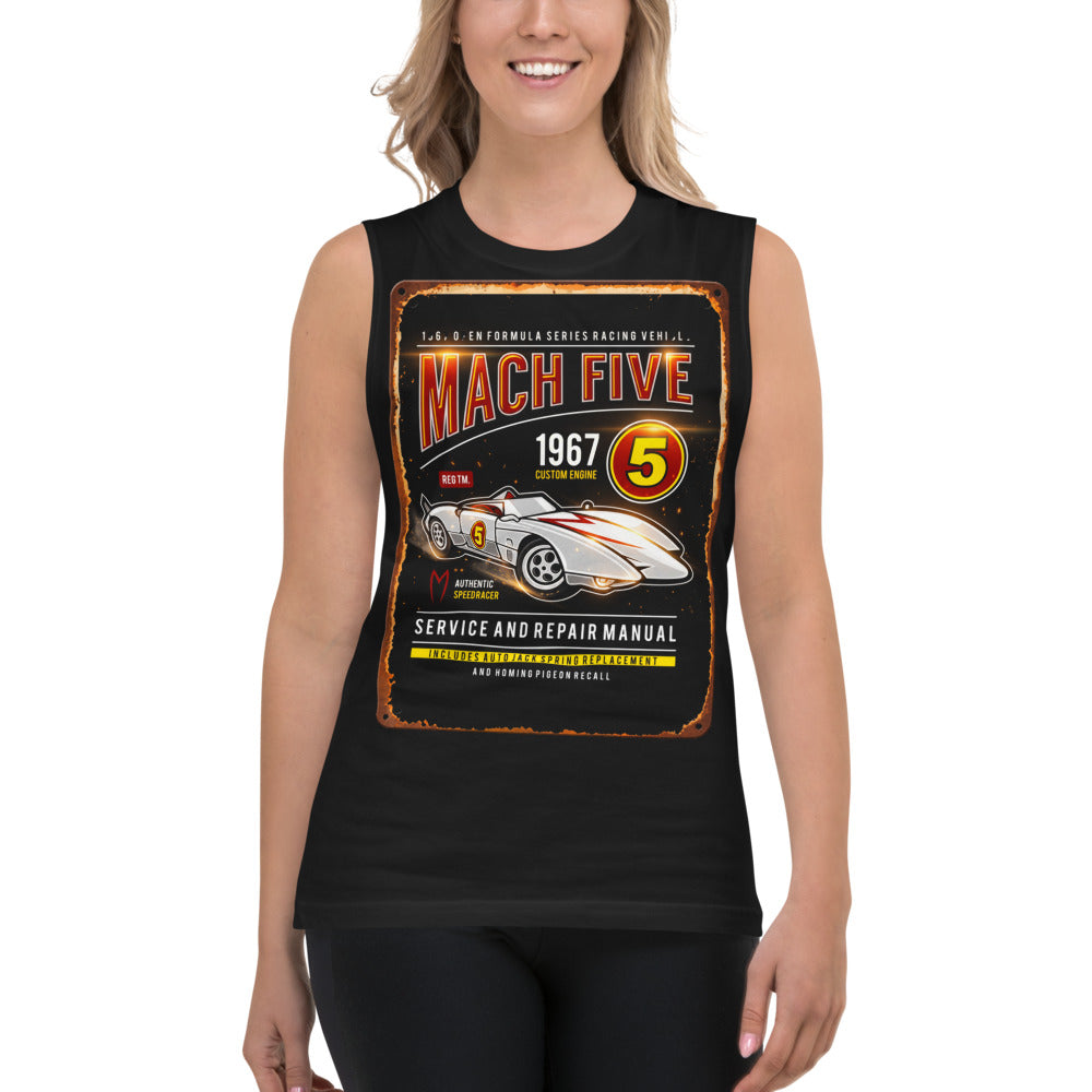 Sin Mangas Speed Racer Mach Five Service Manual - Modelo femenina