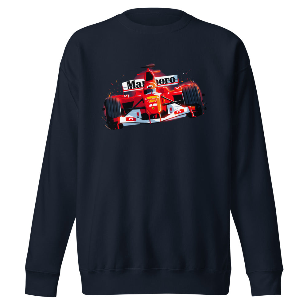 Suéter Ferrari F1 Car Red Glow Sparks - Frente