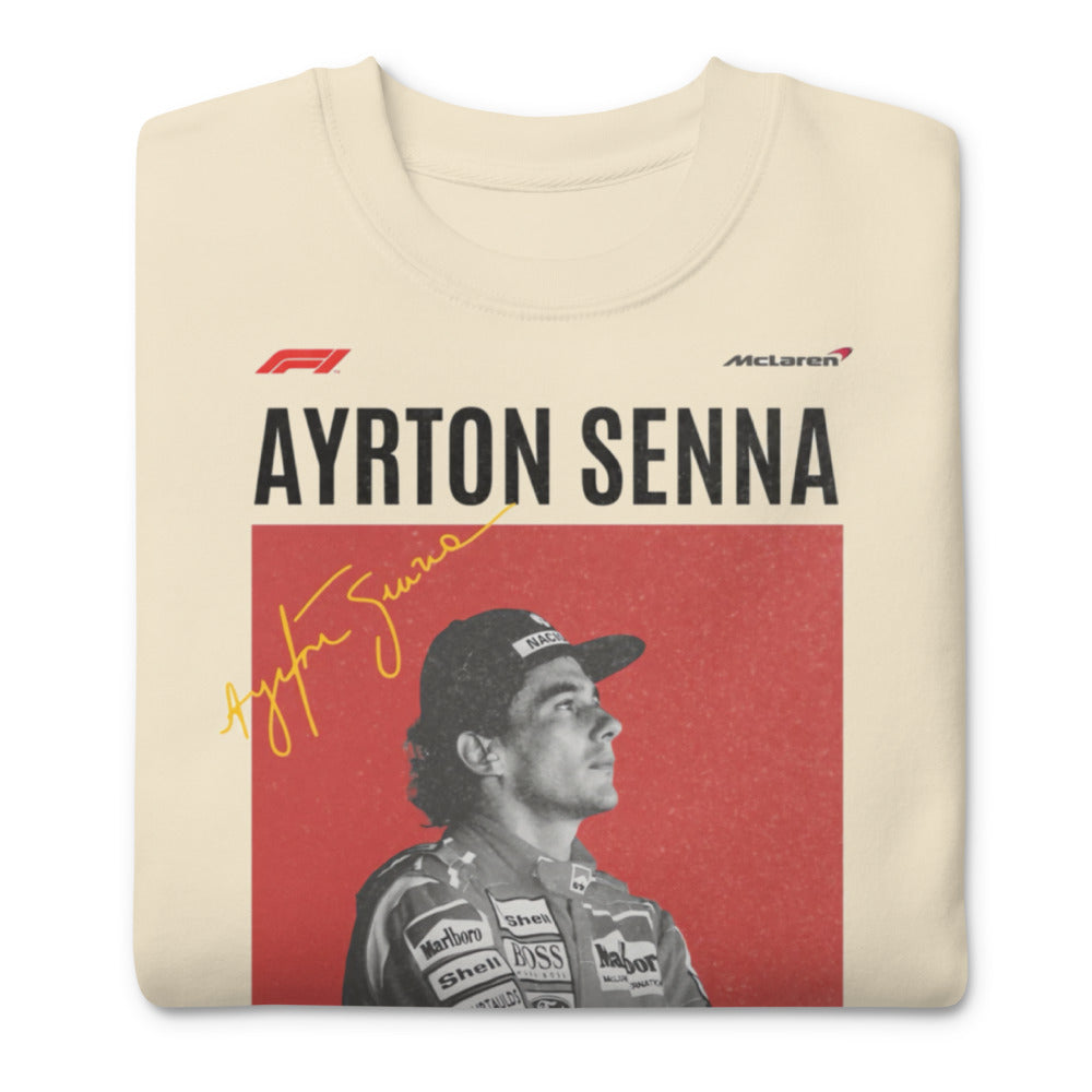 Suéter Ayrton Senna Champion - Doblado