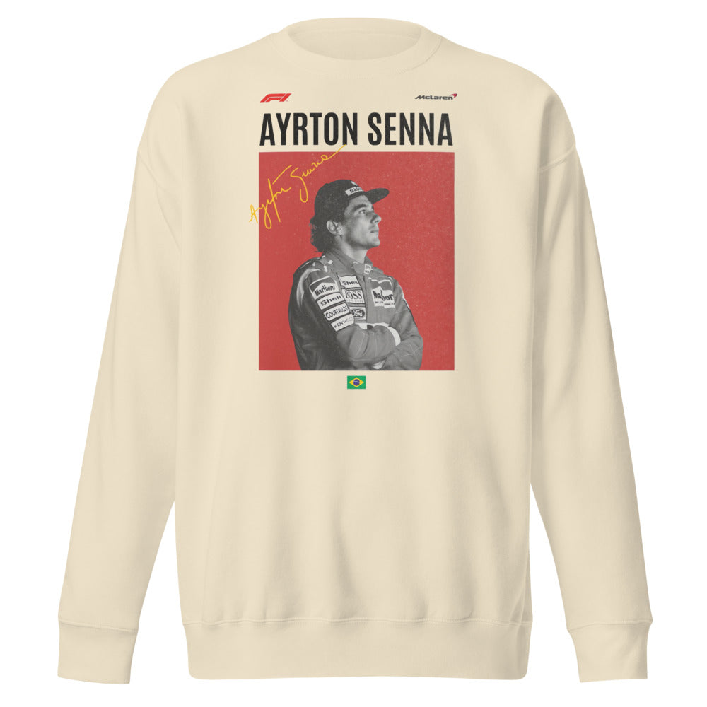 Suéter Ayrton Senna Champion - Frente
