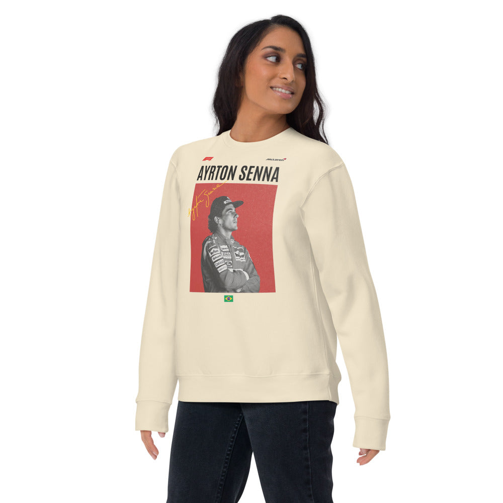 Suéter Ayrton Senna Champion - Lifestyle mujer