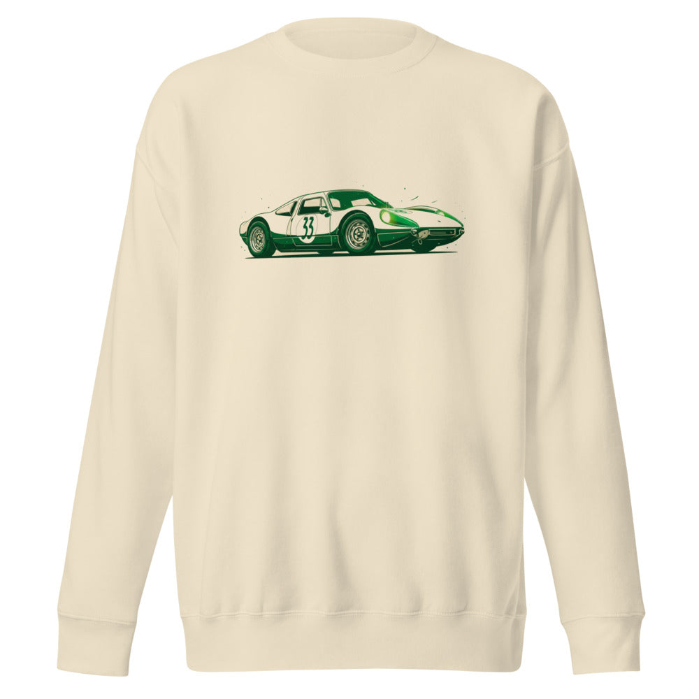 Suéter Vintage Green Racing Coupe Number 33 - Frente