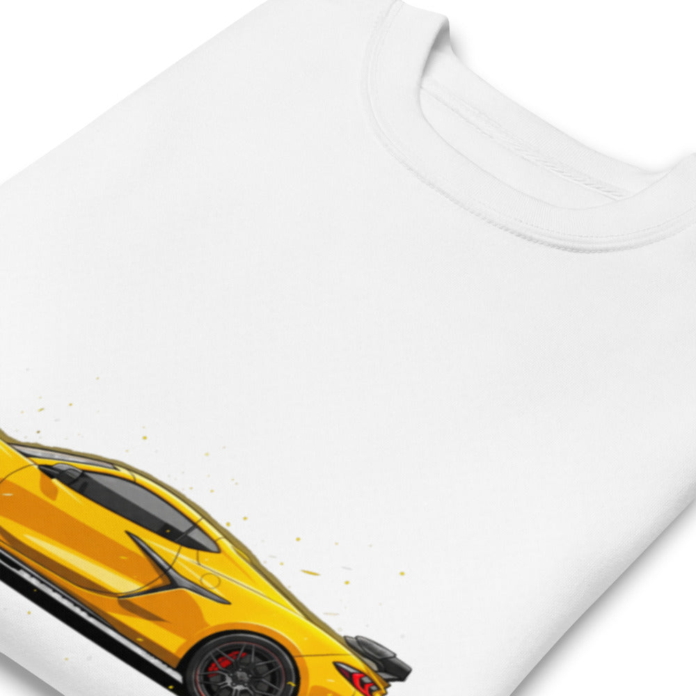 Suéter Corvette C8 Yellow Red Calipers - Doblado zoom