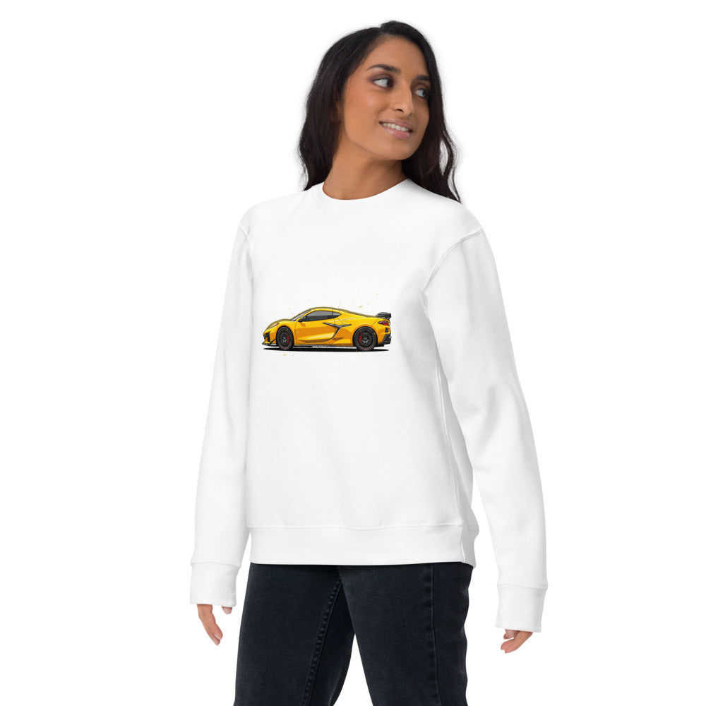 Suéter Corvette C8 Yellow Red Calipers - Lifestyle mujer