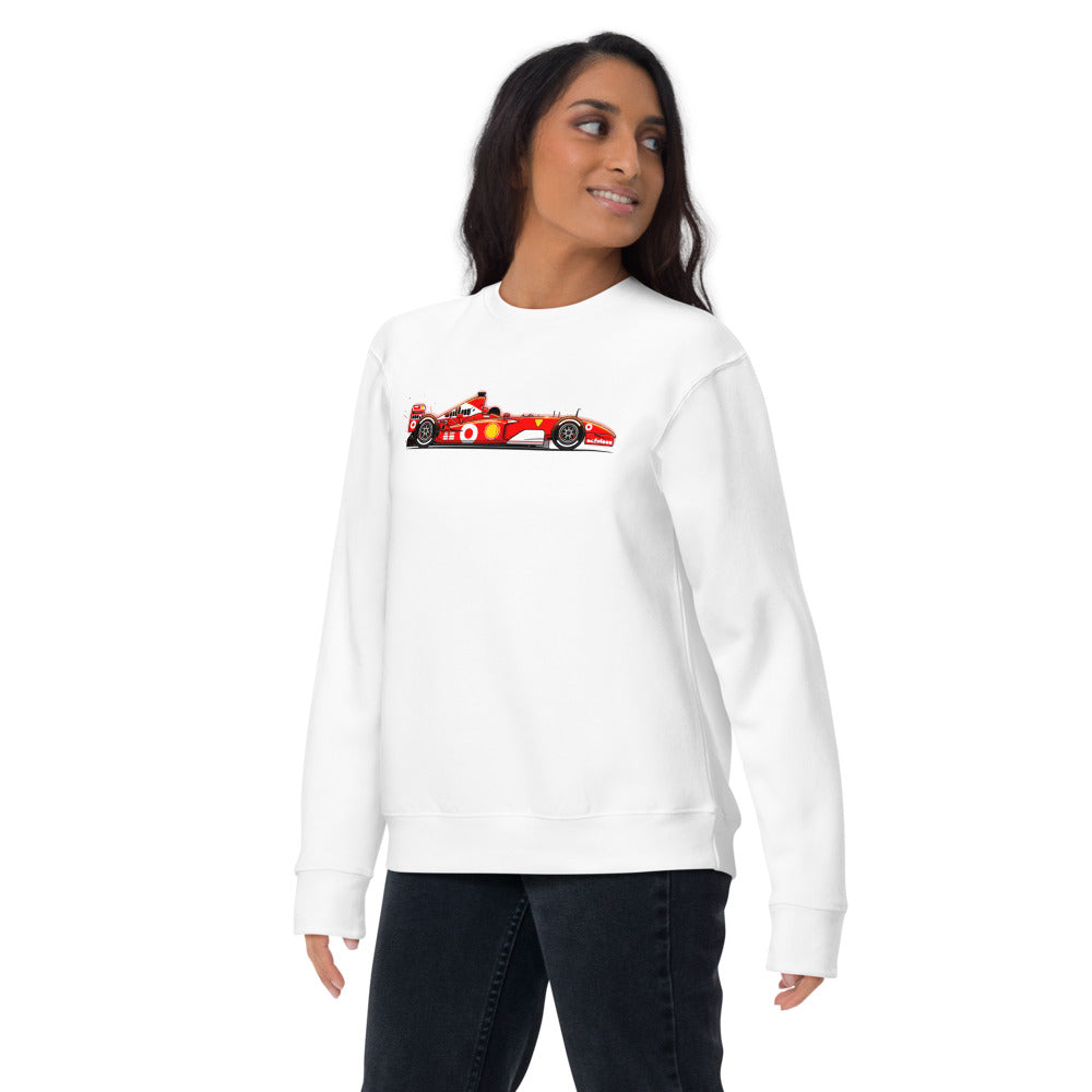 Suéter Ferrari F1 Red Race Car Side Profile - Lifestyle mujer