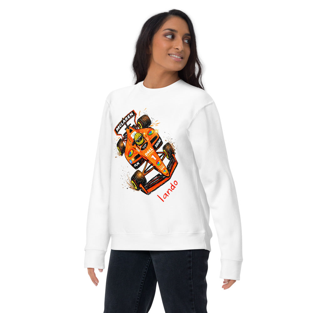 Suéter Lando McLaren F1 Orange Car Sketch - Lifestyle mujer