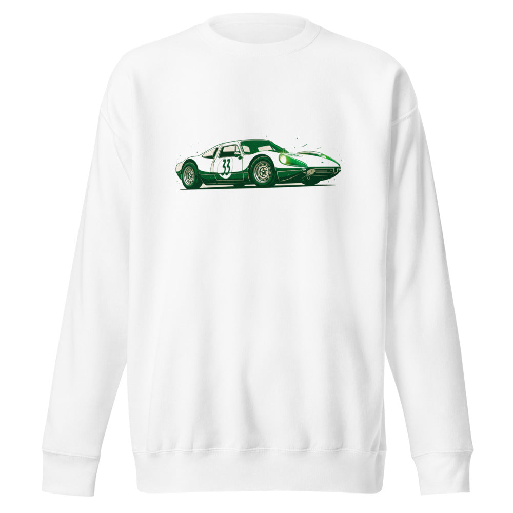 Suéter Vintage Green Racing Coupe Number 33 - Frente