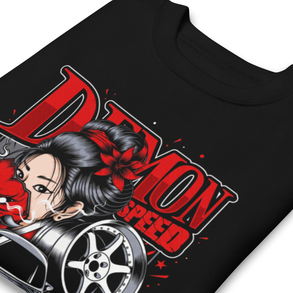 Suéter Demon Speed Oni Mask JDM Tuner - Doblado zoom