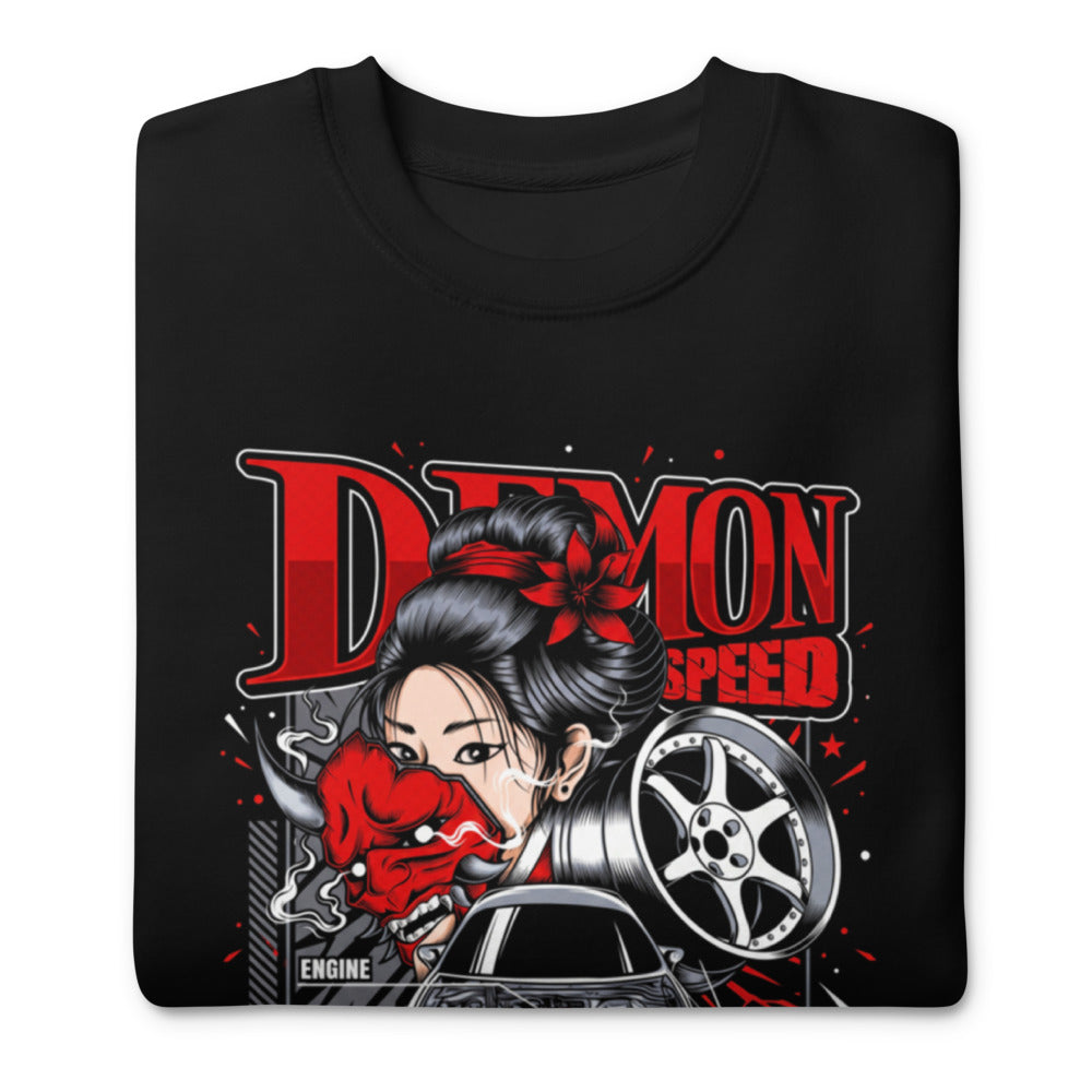 Suéter Demon Speed Oni Mask JDM Tuner - Doblado