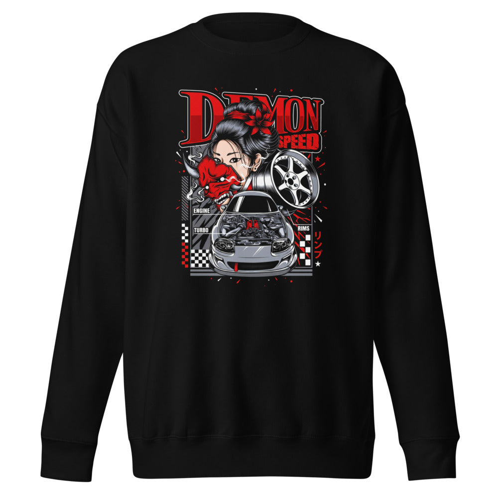 Suéter Demon Speed Oni Mask JDM Tuner - Frente