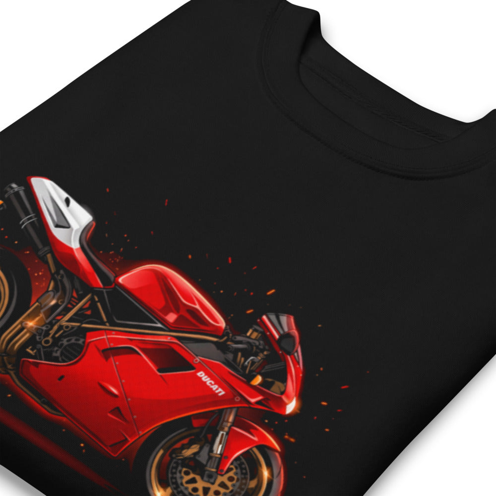 Suéter Ducati Red Superbike Gold Wheels - Doblado zoom