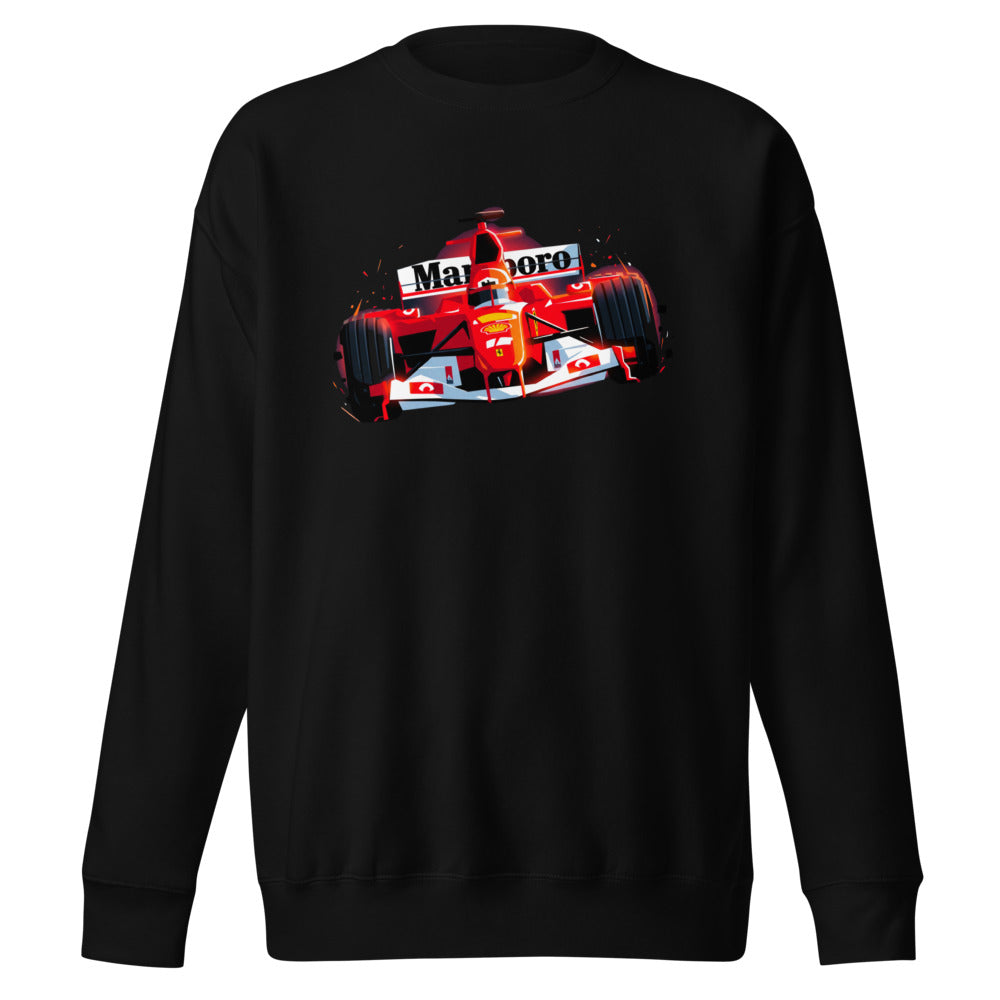 Suéter Ferrari F1 Car Red Glow Sparks - Frente