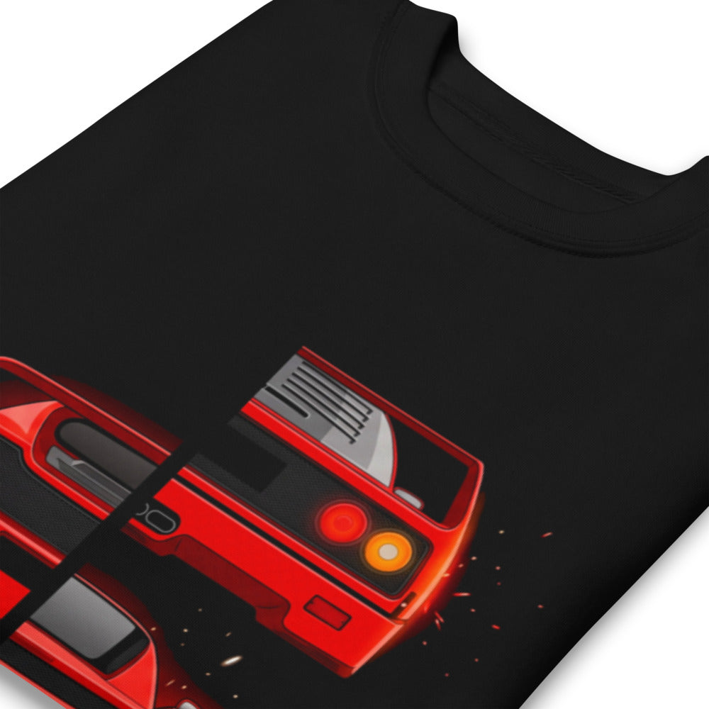 Suéter Ferrari F40 F50 Enzo LaFerrari Rear Split - Doblado zoom
