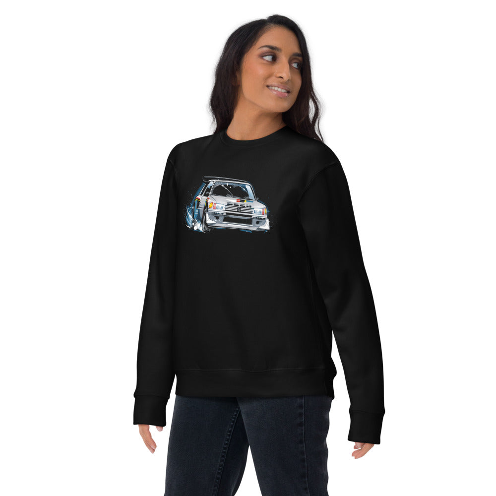 Suéter Peugeot 205 Turbo 16 Rally Snow Drift - Lifestyle mujer