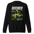 Suéter Refined Green Widebody Coupe Anime Girl - Frente