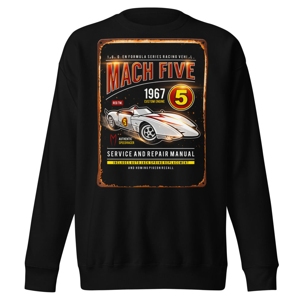 Suéter Speed Racer Mach Five Service Manual - Frente