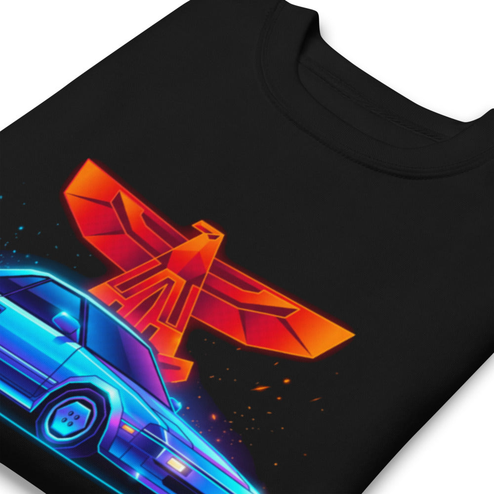 Suéter Toyota MR2 Synthwave Neon Eagle - Doblado zoom