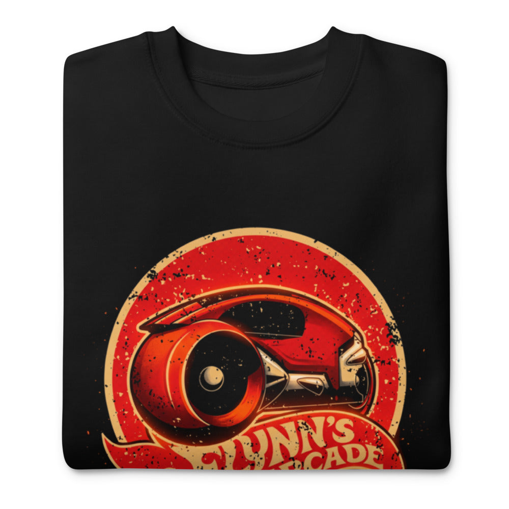 Suéter Tron Flynn's Arcade Red Light Cycle - Doblado
