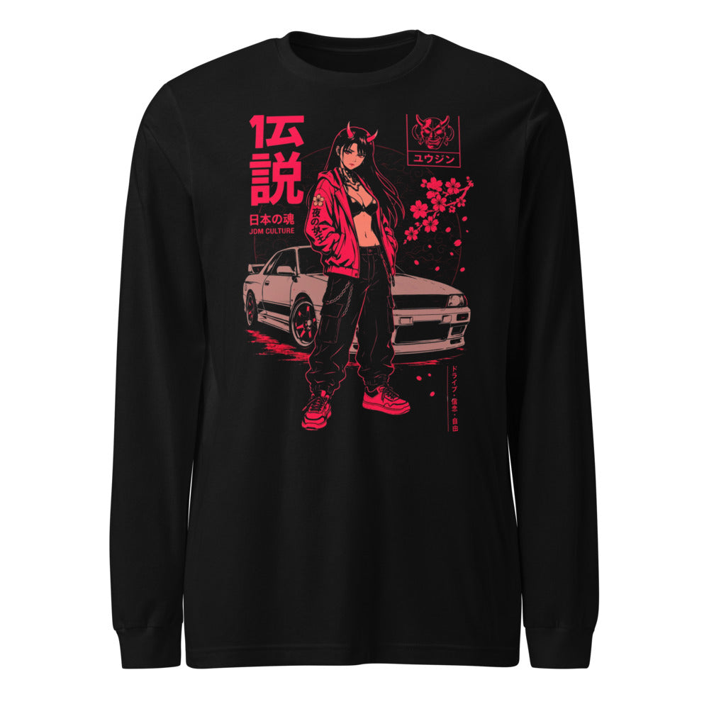 Yujin JDM Devil Horns Girl Skyline - Frente