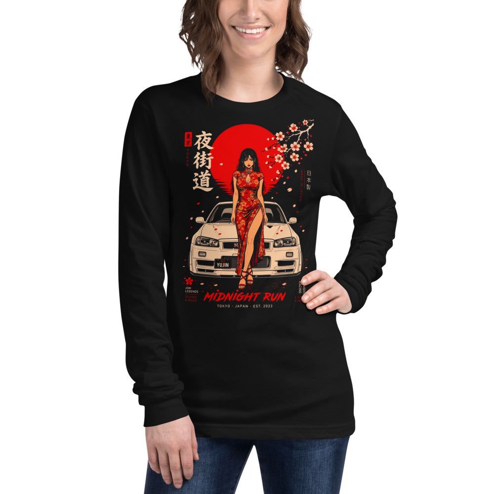 Yujin JDM Night Street Red Dress - Modelo femenina