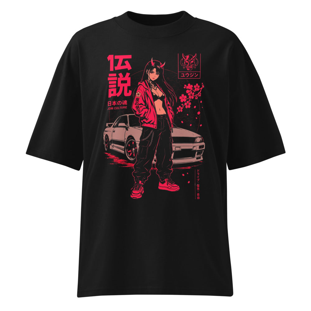 Yujin JDM Devil Horns Girl Skyline - Frente fantasma